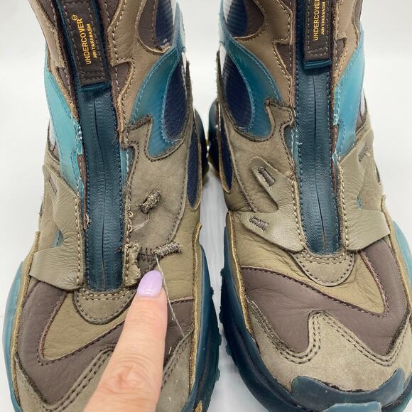 Nike Men's size 5 React Boot Undercover Brown Jun Takahashi Japanese Streetwear - Picture 12 of 12